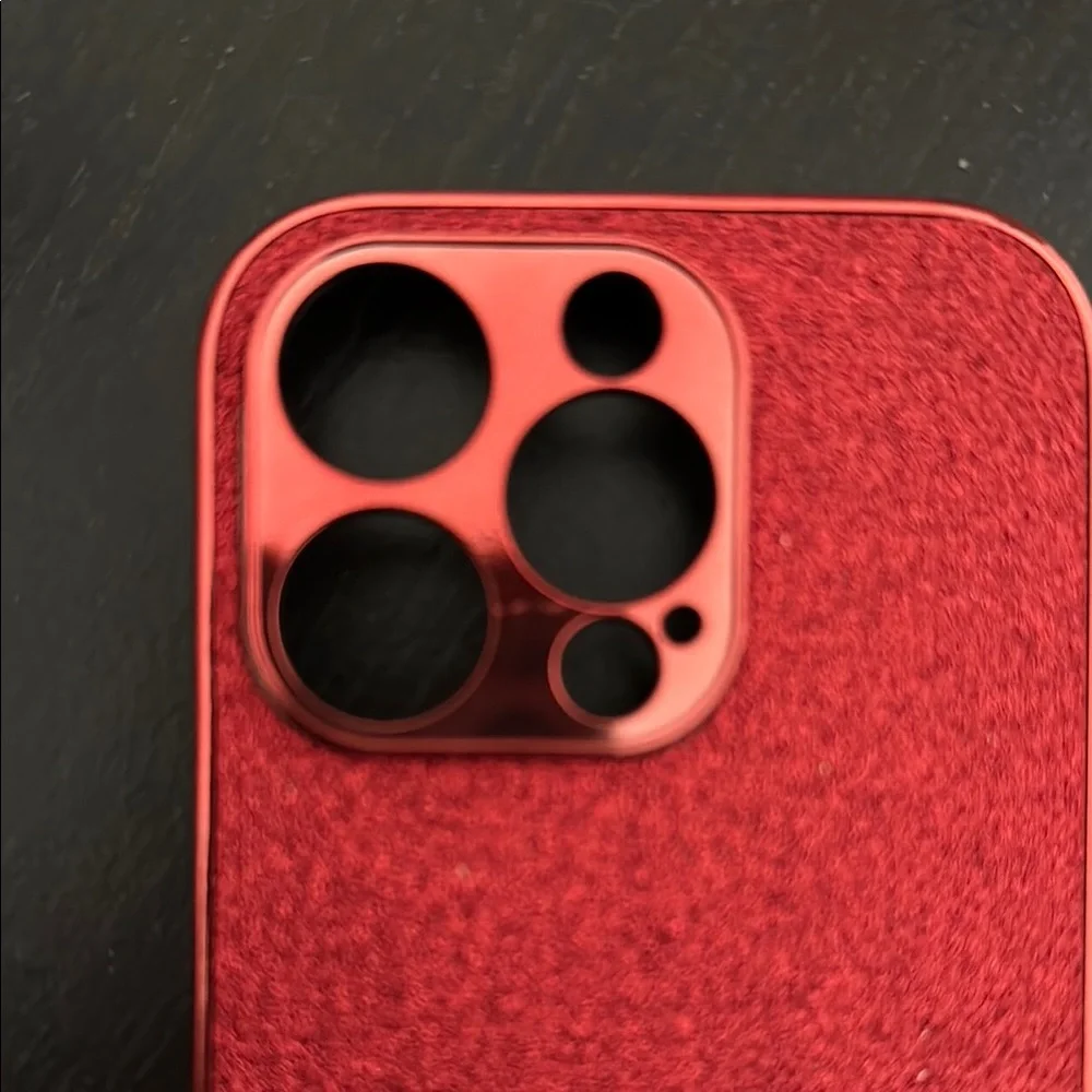 Red Glitter iPhone 16 pro Case